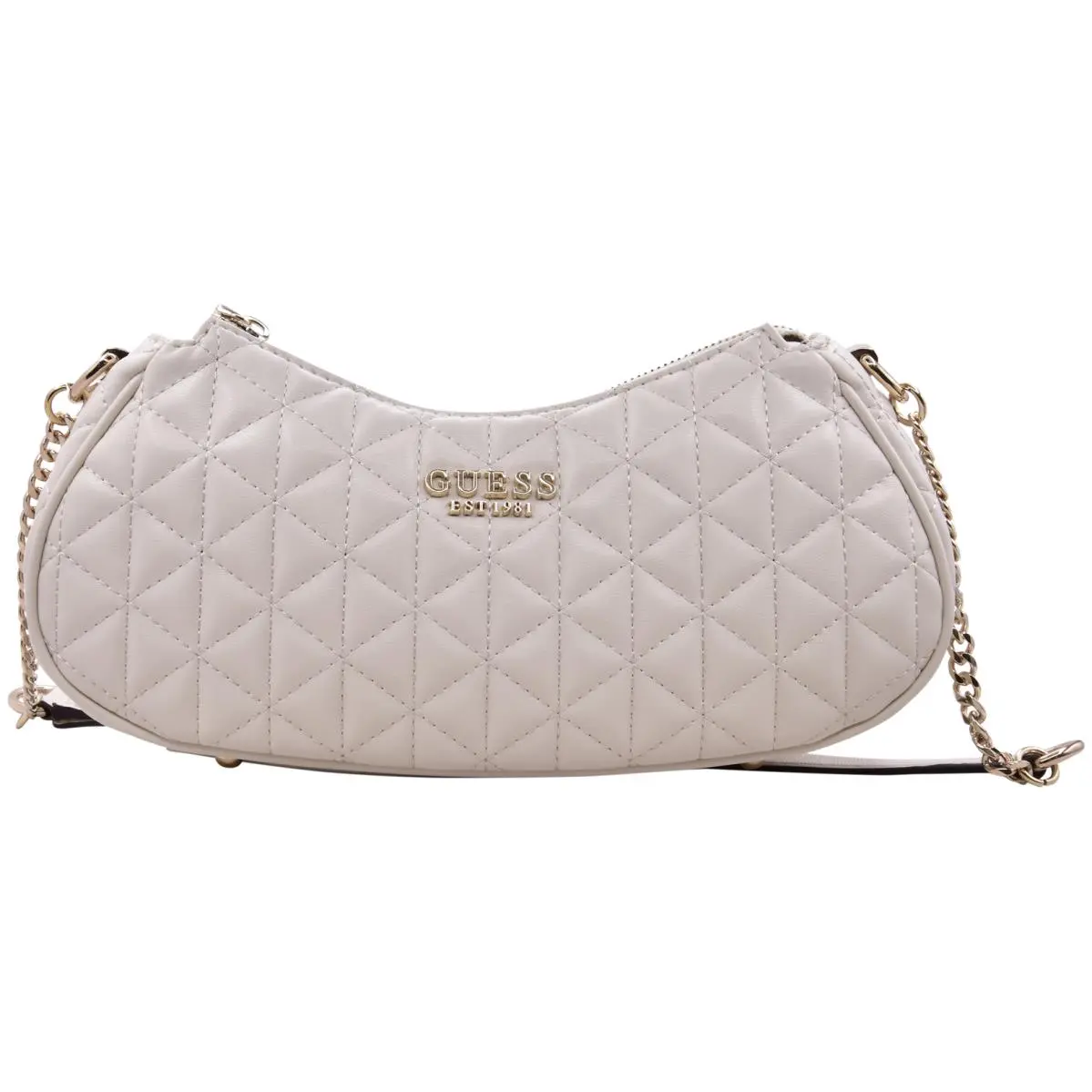 Kori Women`s Shoulder Handbag Top Zipper Stone/Pebble by Guess