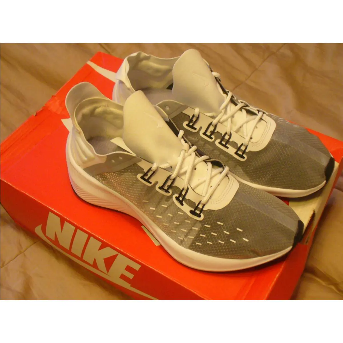 Nike shoes - Nike Exp-X14 - WHITE/WOLF GREY-BLACK 2