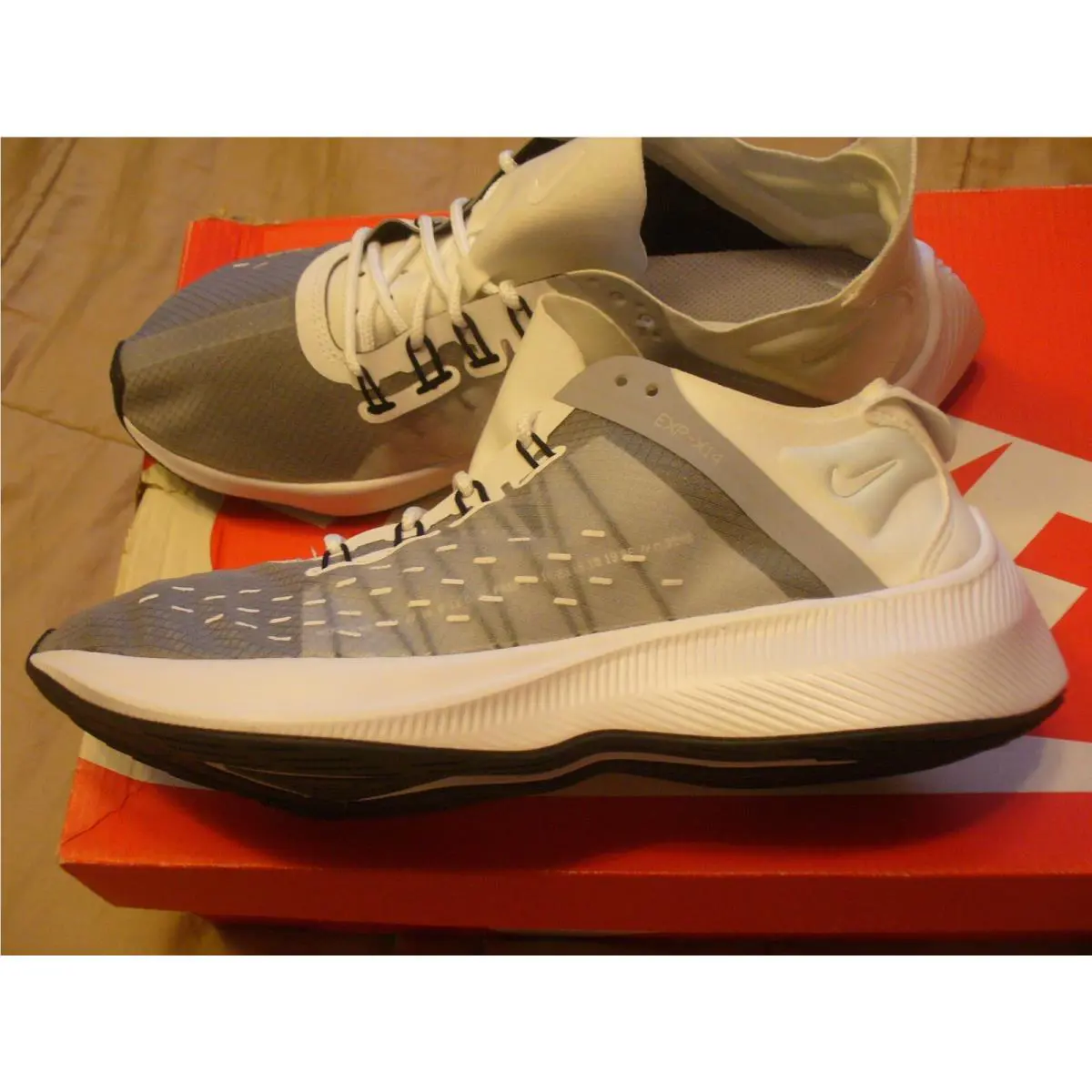 Nike shoes - Nike Exp-X14 - WHITE/WOLF GREY-BLACK 3