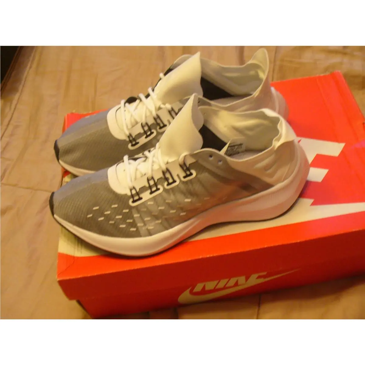 Nike shoes - Nike Exp-X14 - WHITE/WOLF GREY-BLACK 9