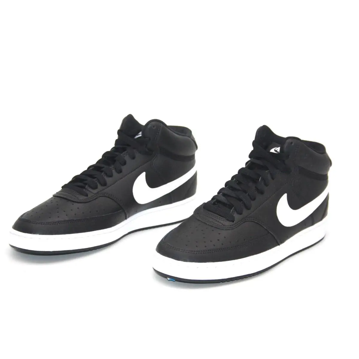 Nike Court Vision Next Nature Men`s Mid-top CD5466-001 Black/white Mens Shoe - BLACK/WHITE