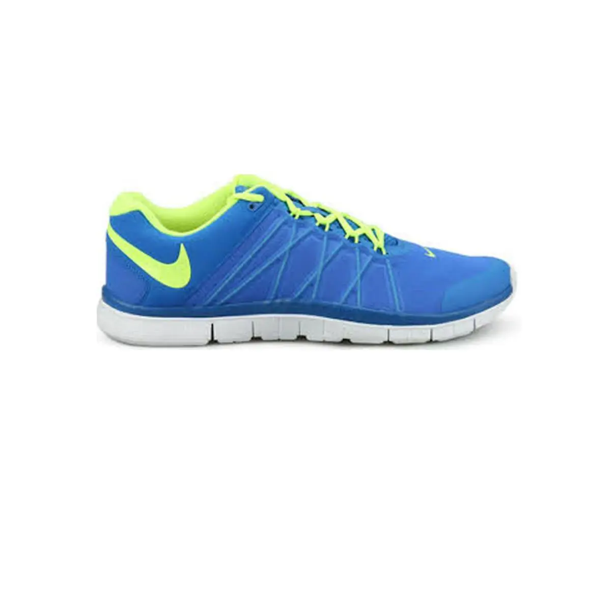 Nike Men`s Free Trainer 3.0 Shoes Blue/volt/white 630856-402 - Blue/Volt/White