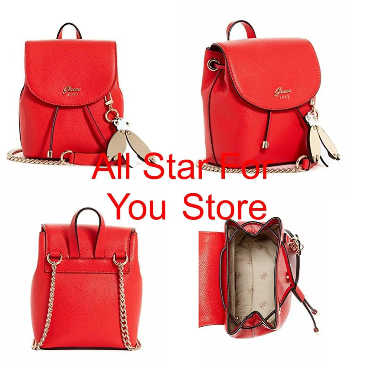 Women`s Varsity Pop-pin up Crossbody Bag by Guess