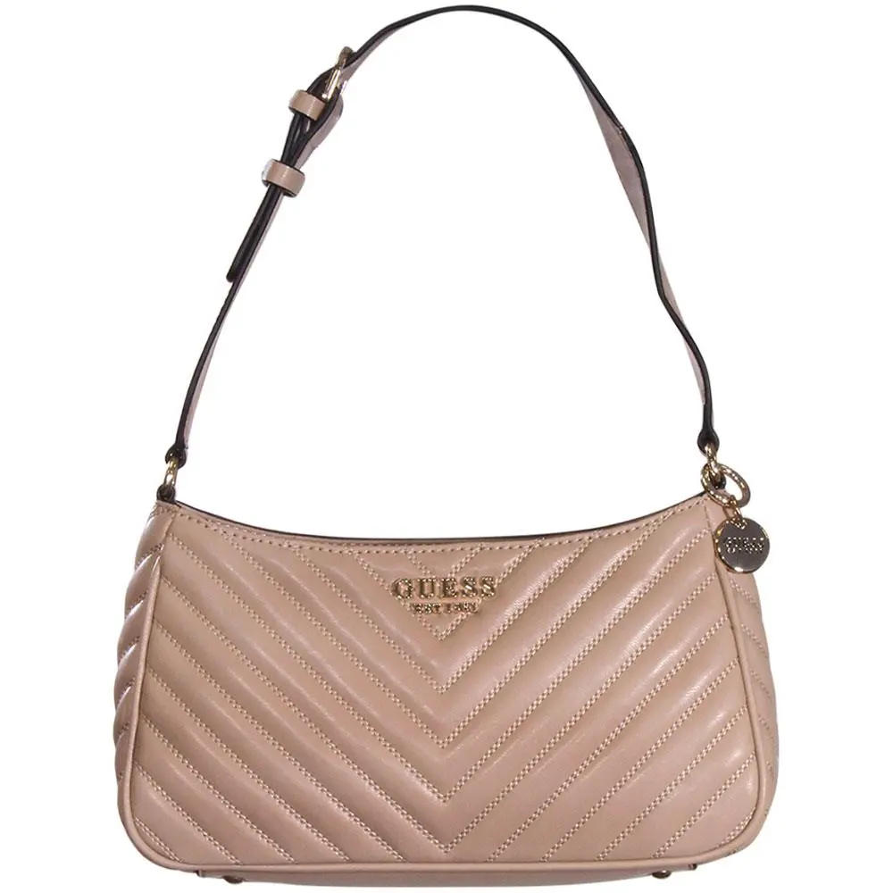 Women`s Keillah Handbag Shoulder Bag Beige by Guess