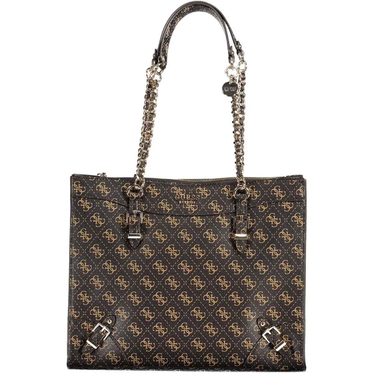 Didi Society Tote Handbag In Coal BROWN by Guess