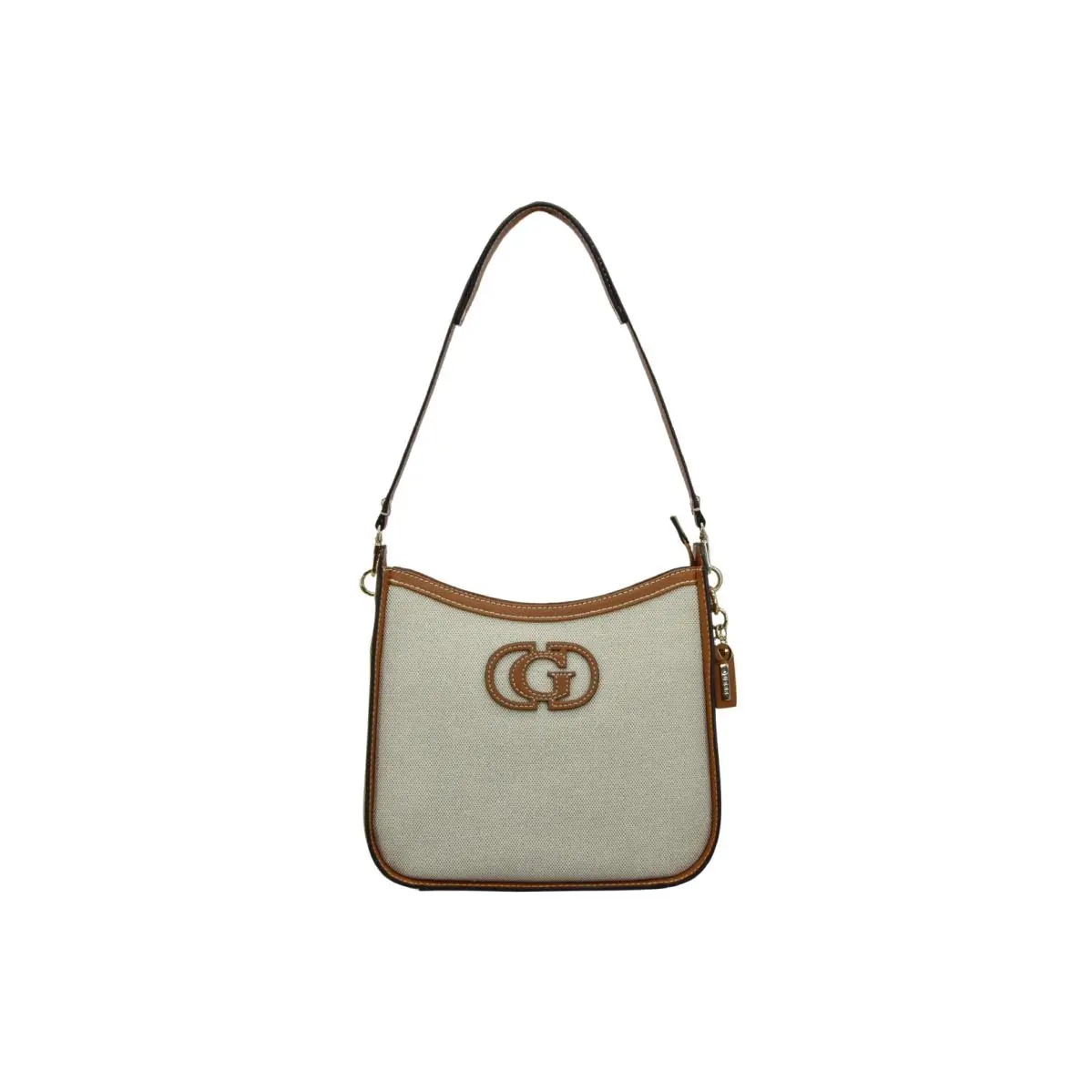 Sebina Women`s Handbag Natural/Caramel by Guess