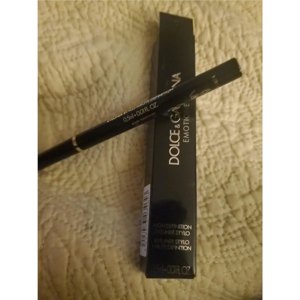 Dolce Gabbana Emotioneyes Nero 1 Kigh Definaition Eyeliner O.5 Ml Rare