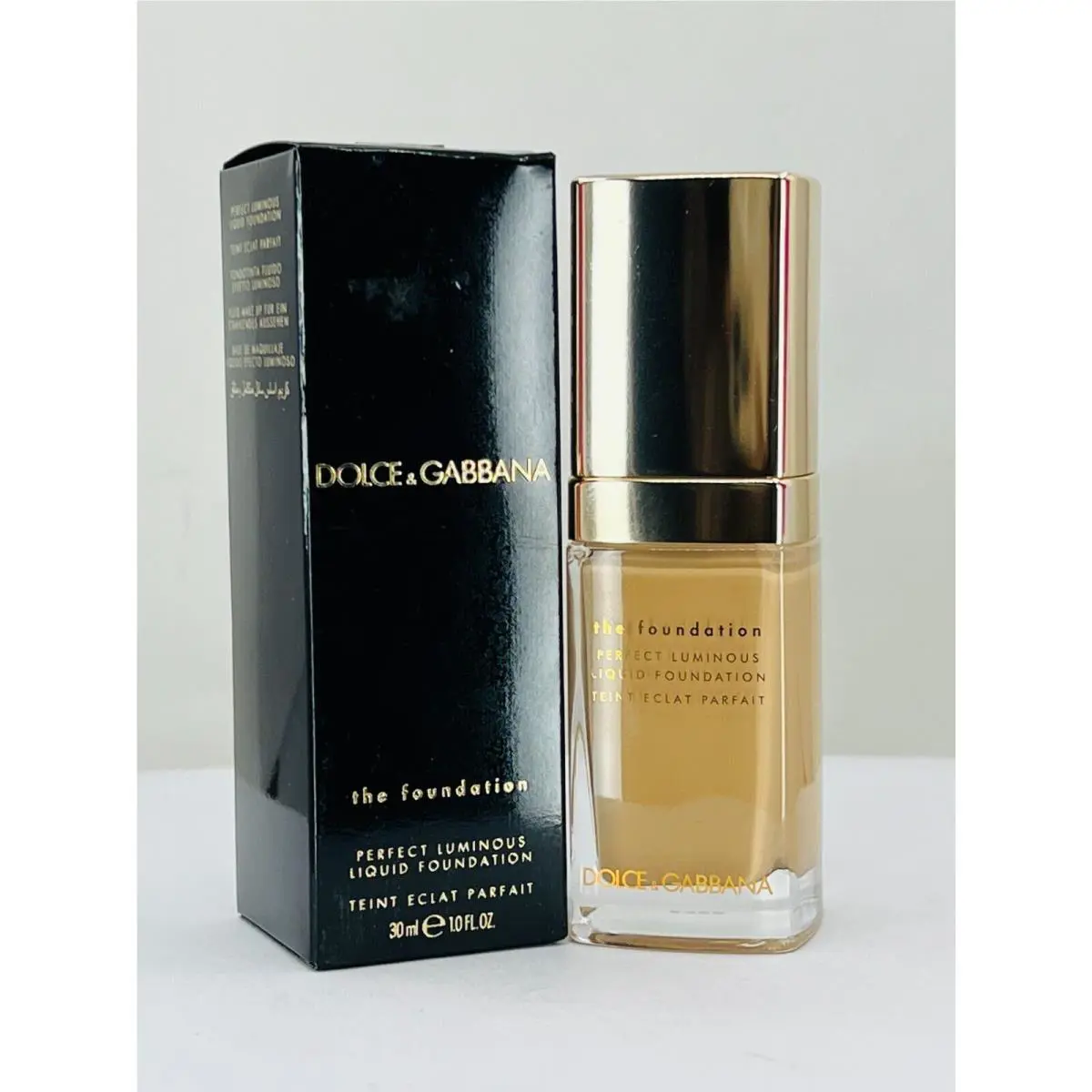 Dolce Gabbana Perfect Luminous Liquid Foundation 1oz Natural Beige 120