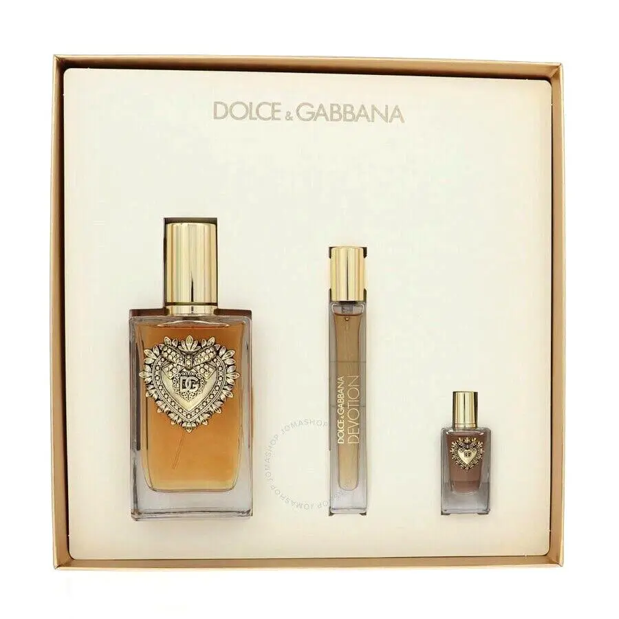 Dolce Gabbana D G Devotion 3pc Set 3.3oz Edp Spray + .33oz Edp Spray + .17oz Edp Splash