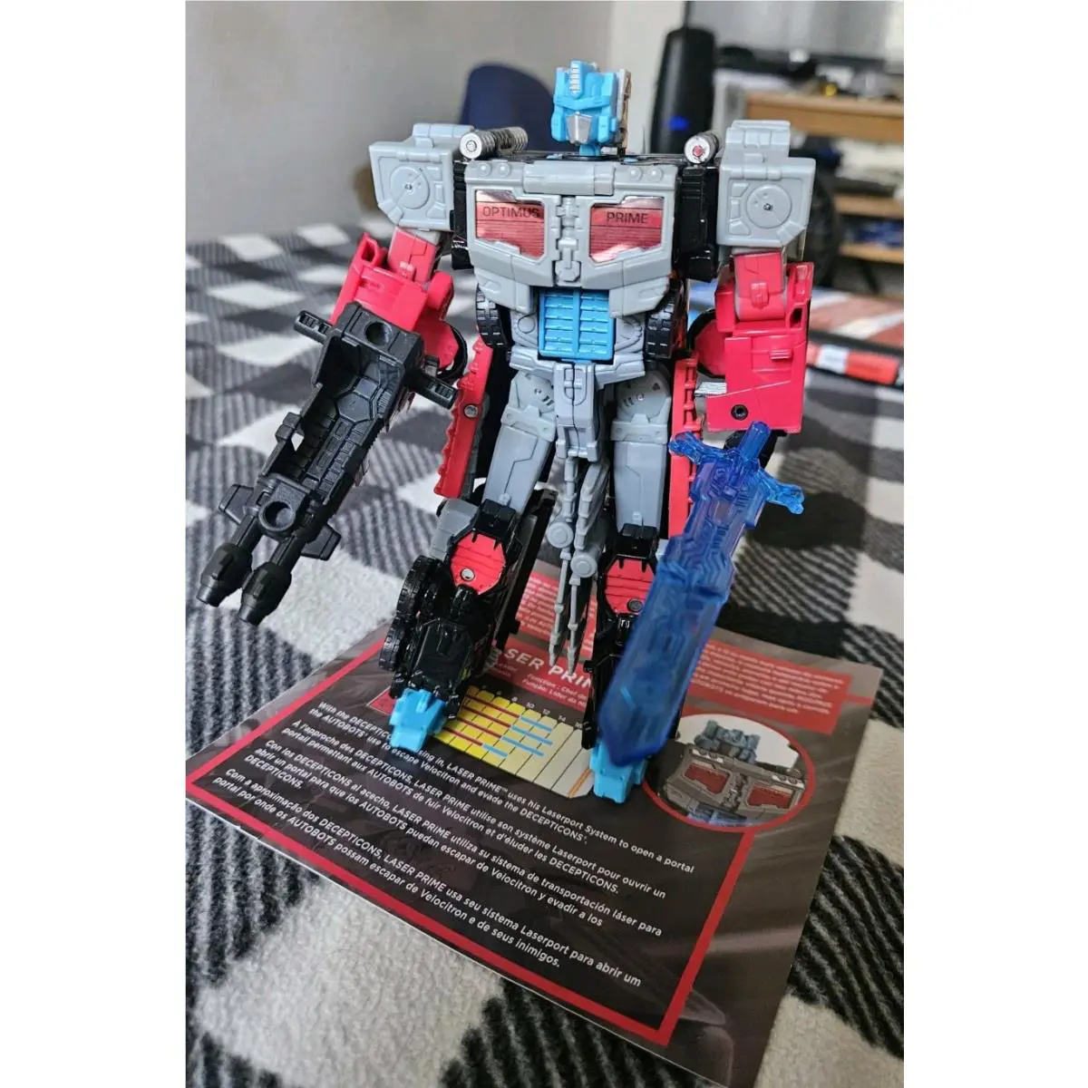 Transformers Titans Return Chaos On Velocitron Laser Optimus Prime 2016 Tru