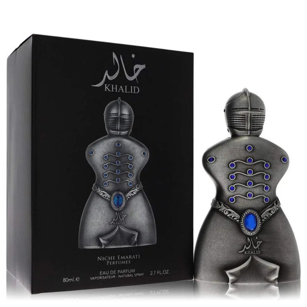 Niche Emarati Khalid By Lattafa Eau De Parfum Spray Unisex 2.7 Oz Men