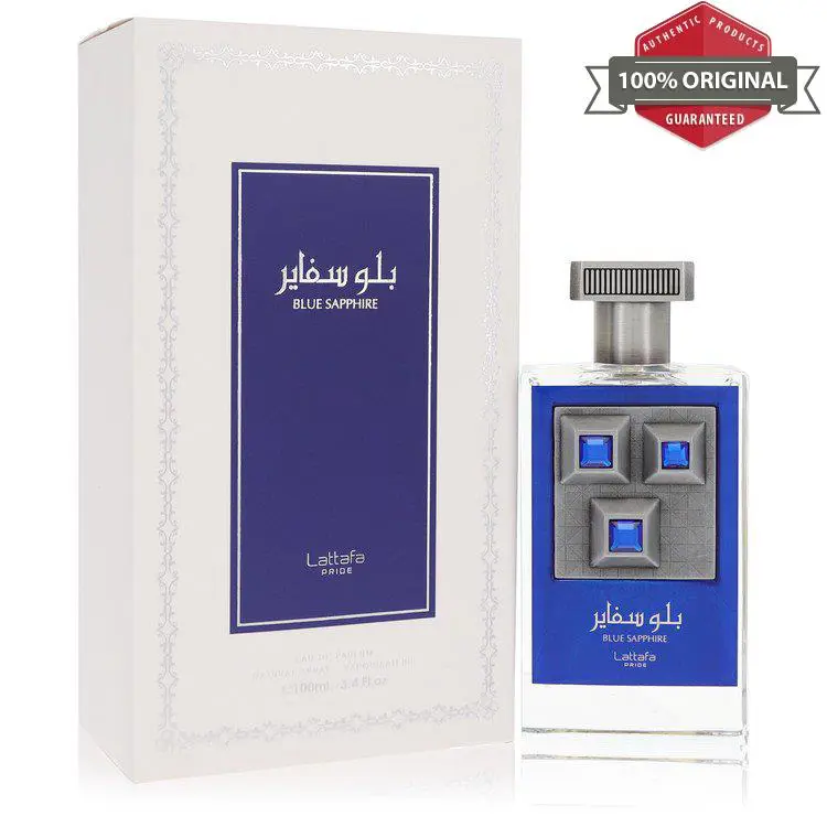 Lattafa Pride Blue Sapphire Cologne 3.4 oz Edp Spray Unisex For Men - Blue
