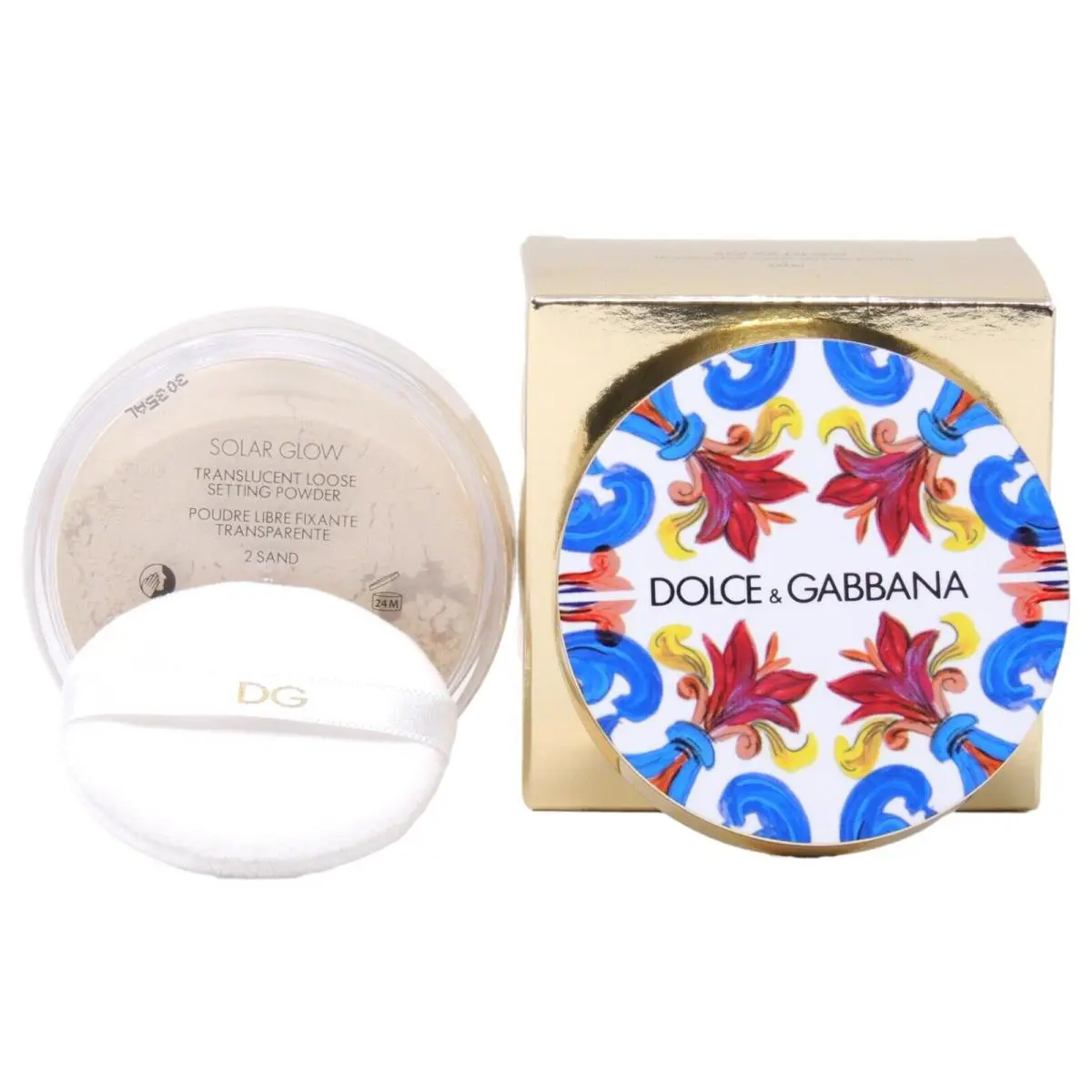 Dolce Gabbana Solar Glow 2 Sand 10g .35oz Translucent Loose Setting Powder