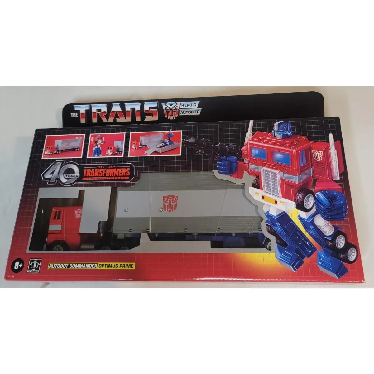 Transformers: Optimus Prime 40th Anniversary Retro G1 Reissue Walmart Exclusive