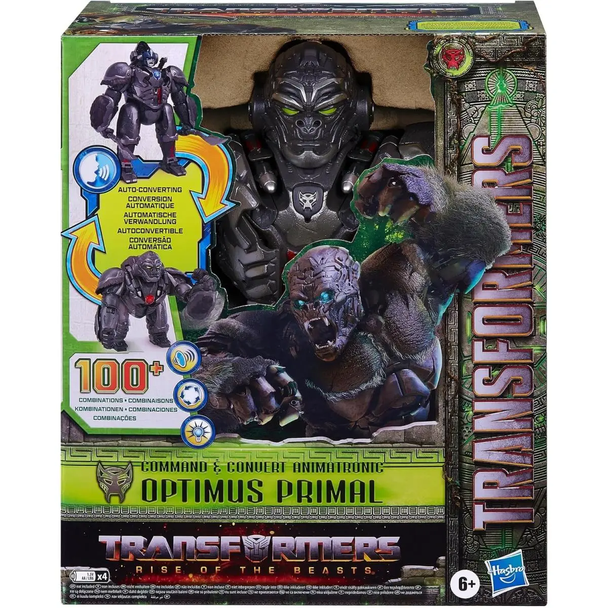 Transformers Rise of The Beasts Command Convert Animatronic 12 Optimus Prima