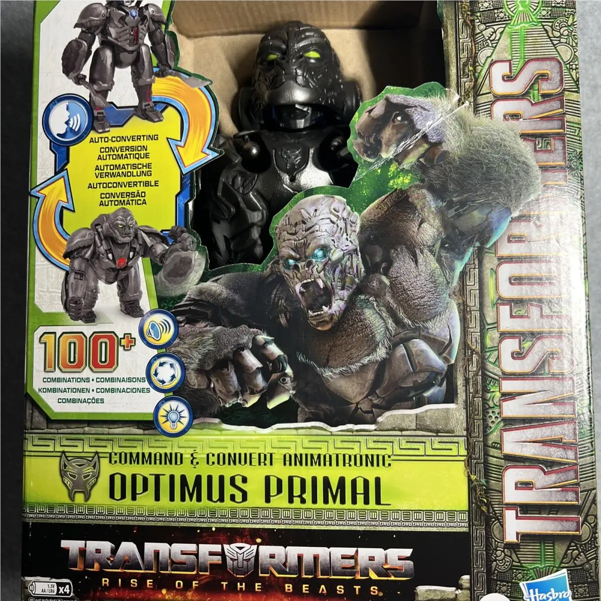 Transformers Rise Of The Beast Optimus Primal Command Convert Animatronic