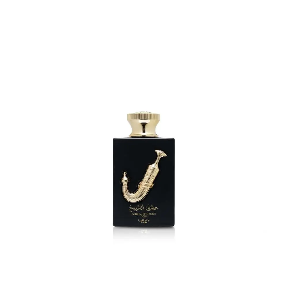 Lattafa Ishq Al Shuyukh Gold 3.4 Fl Oz Woody Leather Fragrance Unisex