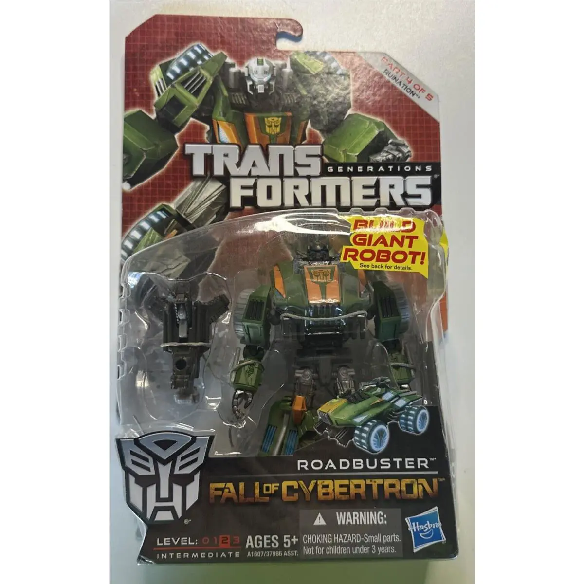 Transformers Generations Fall Of Cybertron Foc Deluxe Class Roadbuster