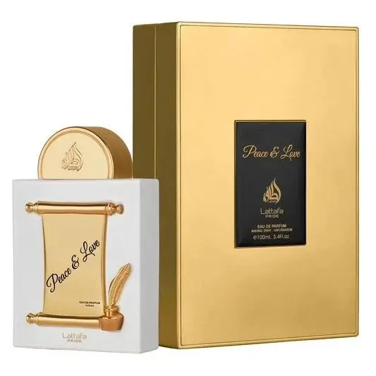 Peace Love 3.4 FL OZ / 100 ML Eau DE Parfum Spray by Lattafa
