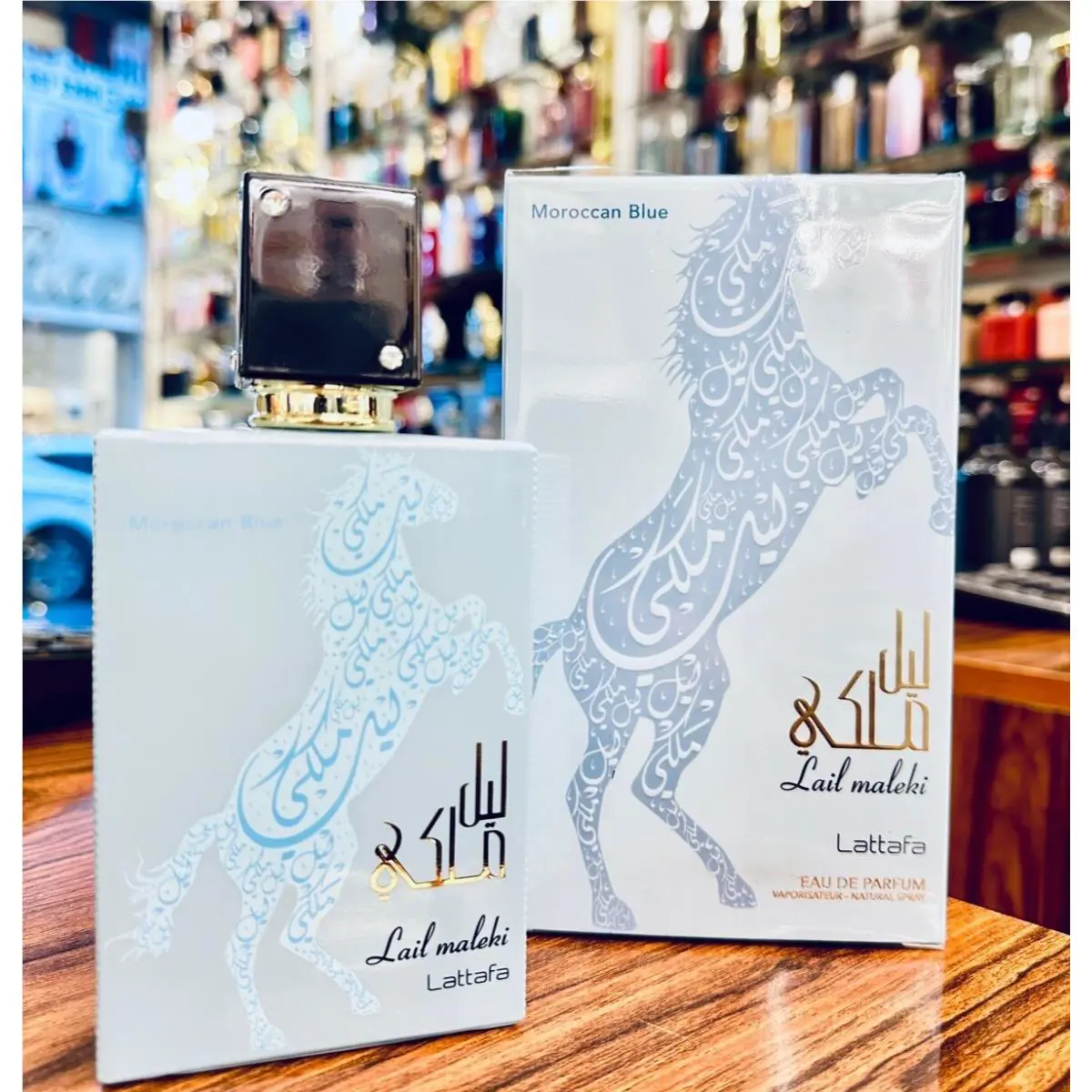 Lail Maleki Moroccan Blue Edp Perfume By Lattafa 100ML Hottest Newest Release