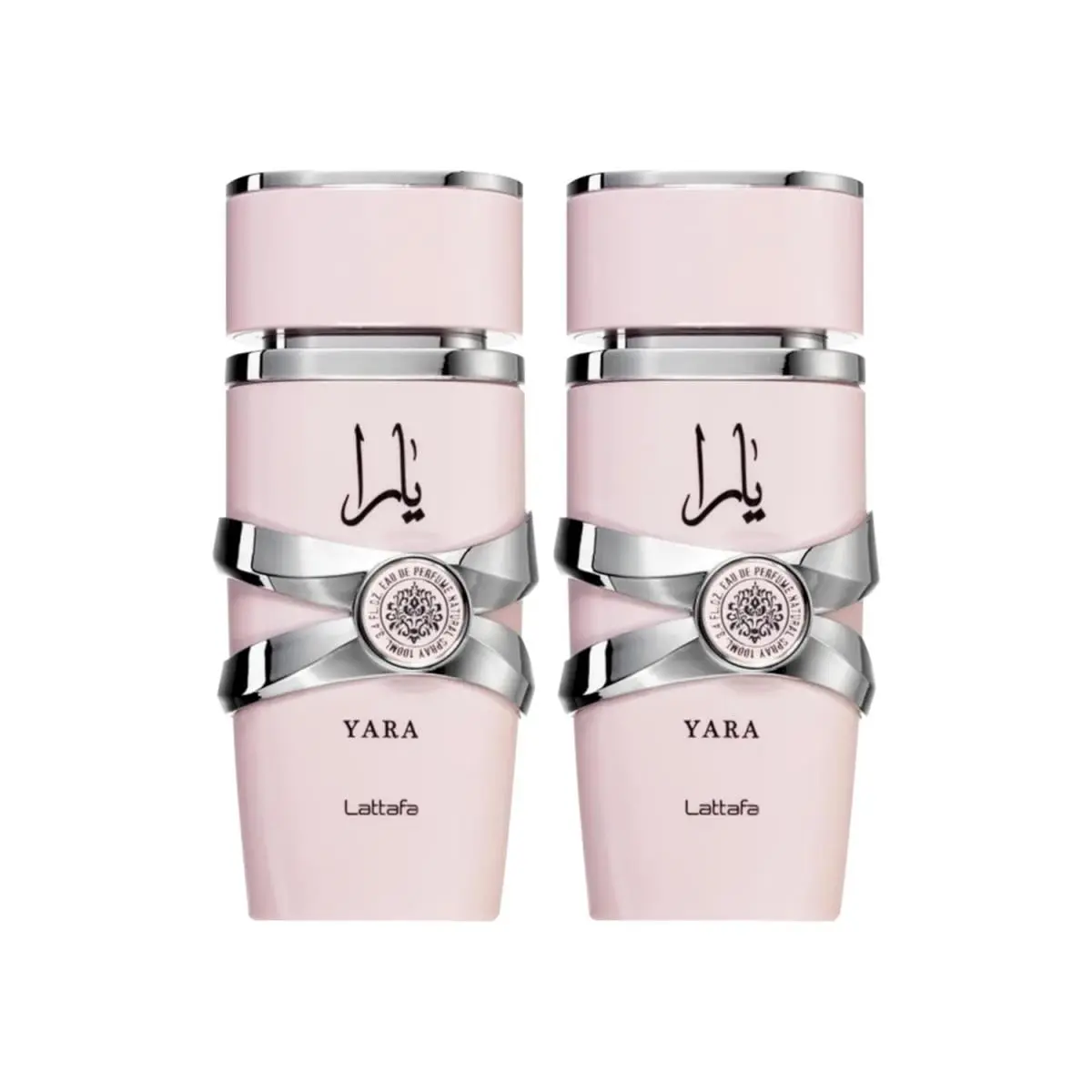 2-PACK  Yara For Women Eau de Parfum Spray 3.4 Fl Oz 100 ml by Lattafa