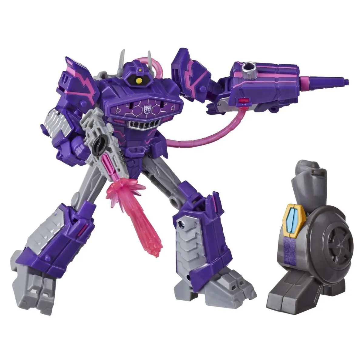 Transformers Toys Cyberverse Deluxe Class Shockwave Action Figure Shock Blast