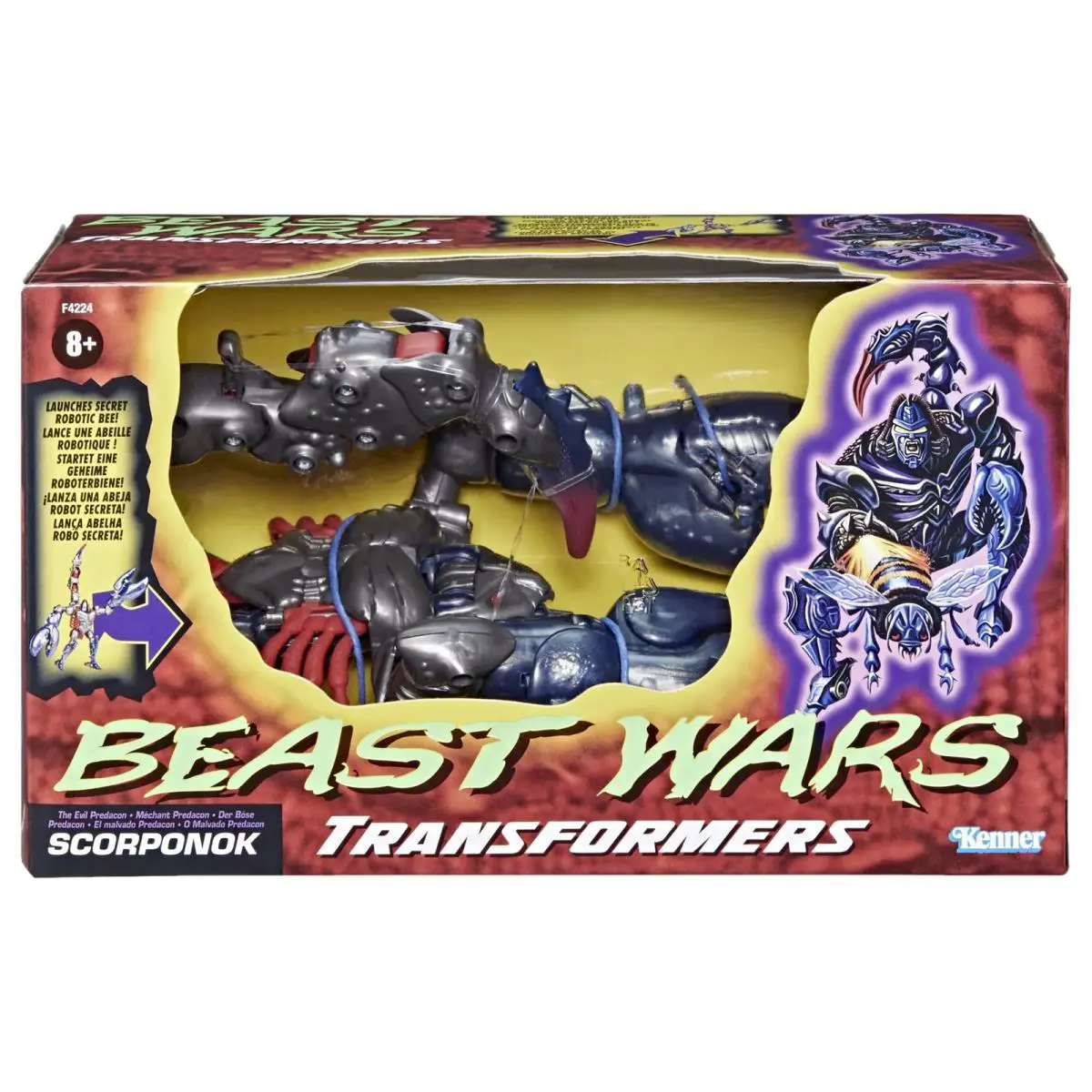 Transformers Toys Vintage Beast Wars Predacon Scorponok Action Figure