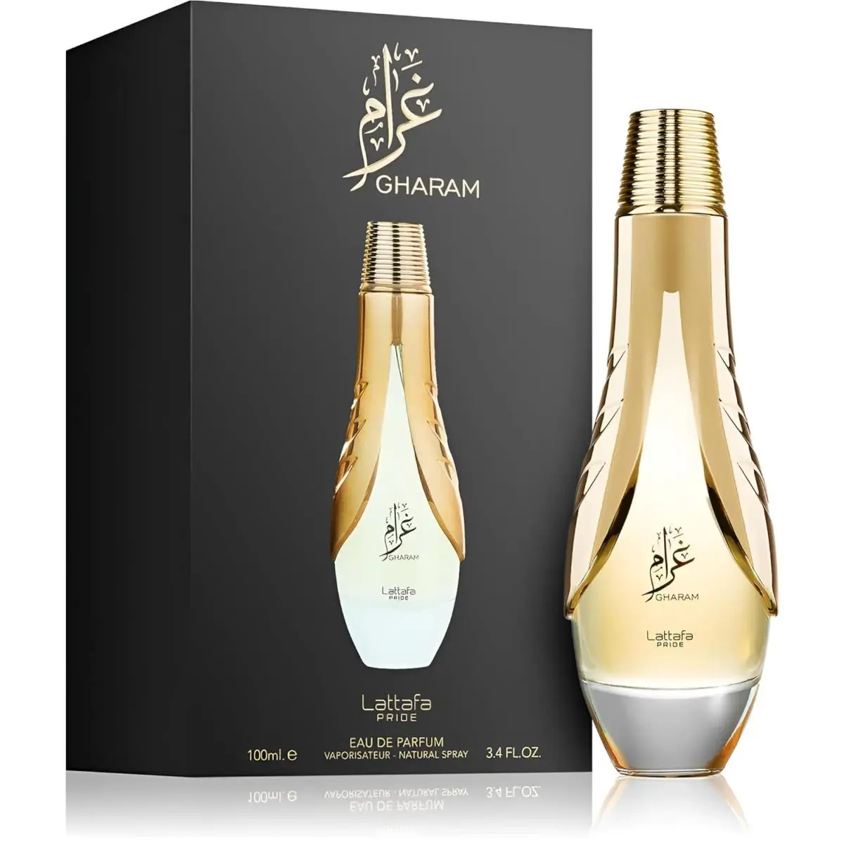 Lattafa Pride Gharam Eau de Parfum 3.4 oz / 100 ml Spray For Unisex