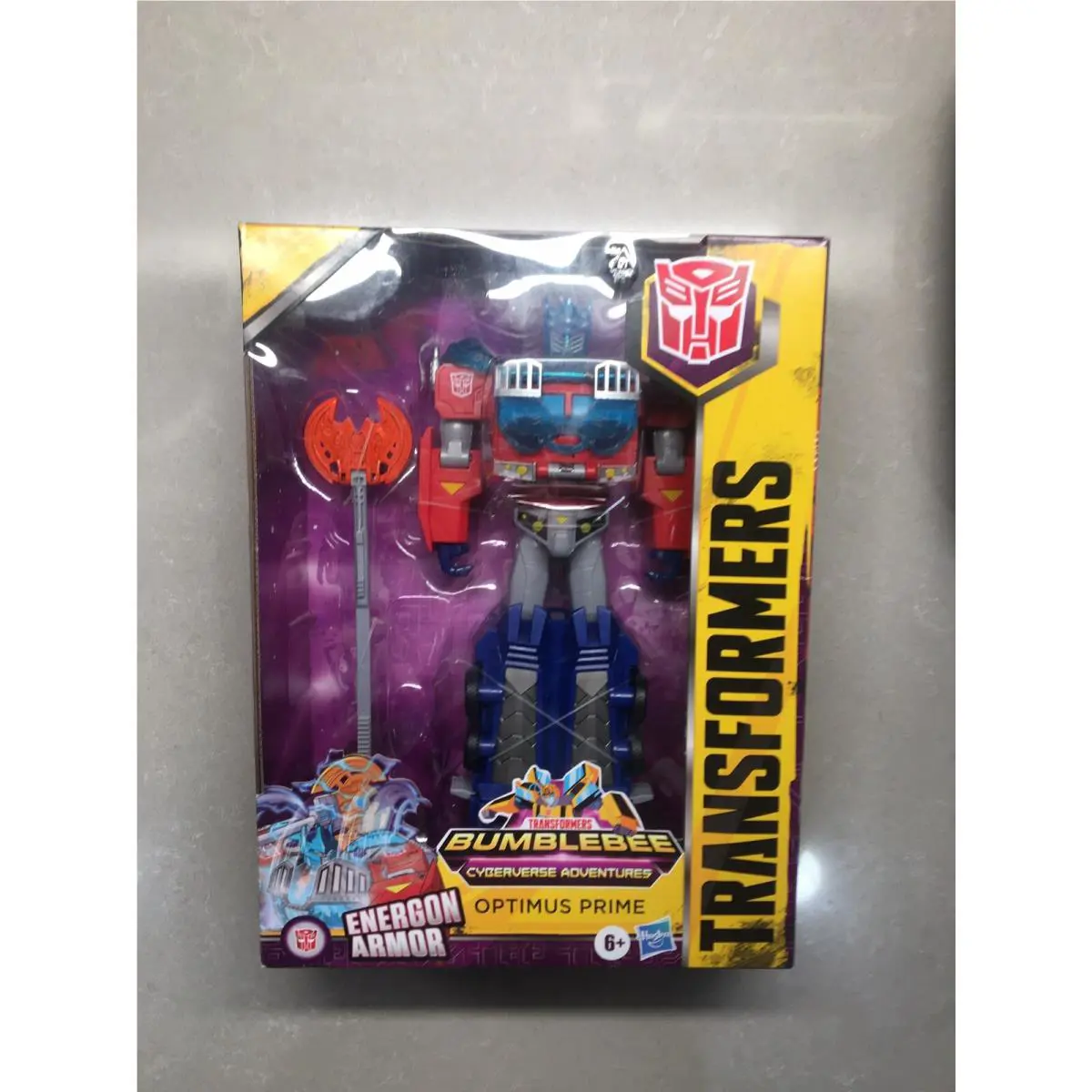 2019 Transformers Optimus Prime Cyberverse Adventures Energon Armor Bumblebee