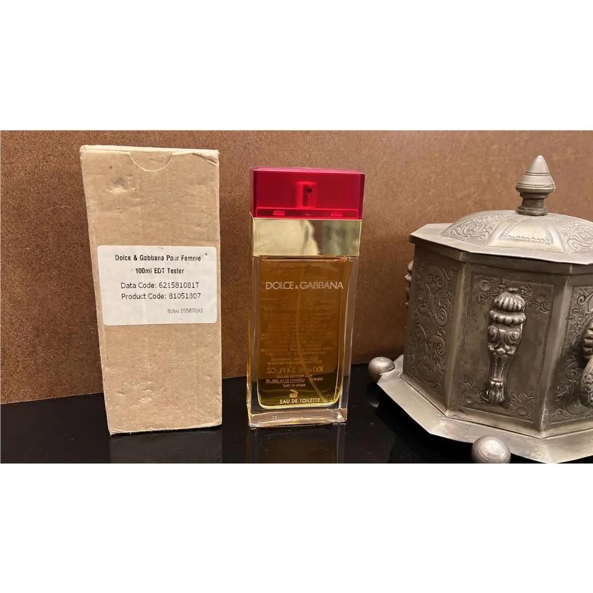 Ultra Rare Dolce Gabbana D G Red Rosso Edt 100 ml 3.4 oz Women Tst