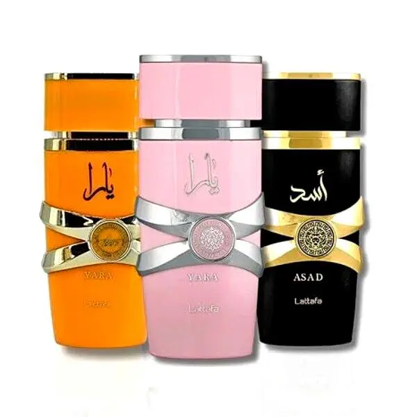 Lattafa Yara Yara Tous and Asad 3 Pcs Pack 3.4oz Edp Spray