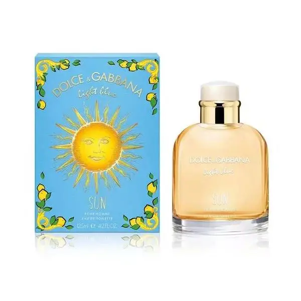 Light Blue Sun by Dolce Gabbana Edt Men 4.2Oz. 1 Free Perfume