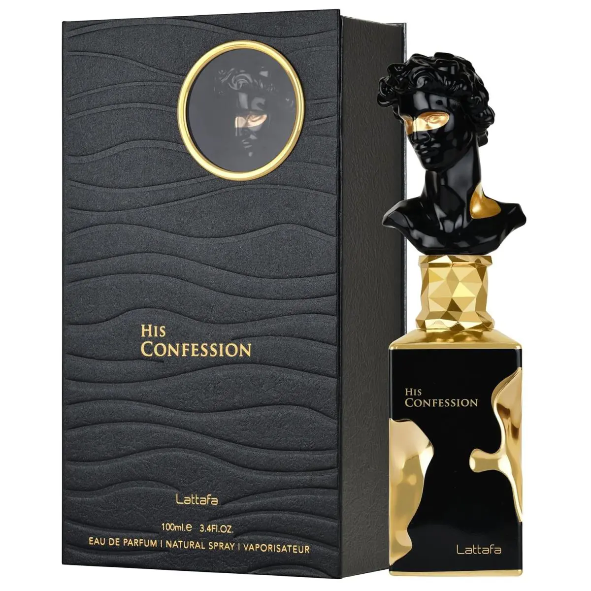 His Confession Eau De Parfum For Men By Lattafa 100ml 3.4 FL OZ