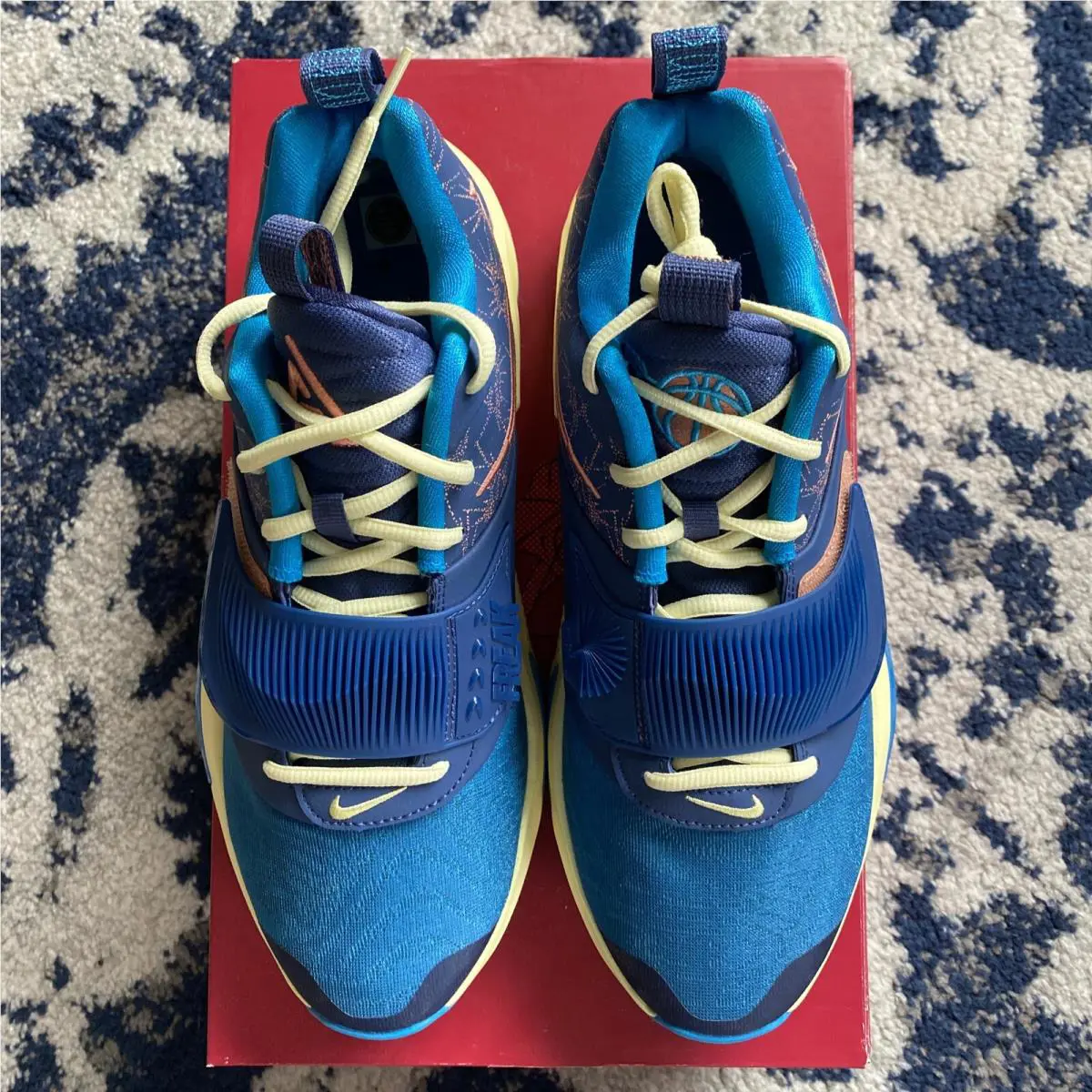 Nike shoes - Nike Zoom Freak 3 - Zoom Freak - DH7347-900 - Blue, _manufacturer_s: Multi-Color/Laser Blue/Crimson Bliss/Citron Tint, _normalized_manufacturer_s: Blue 4