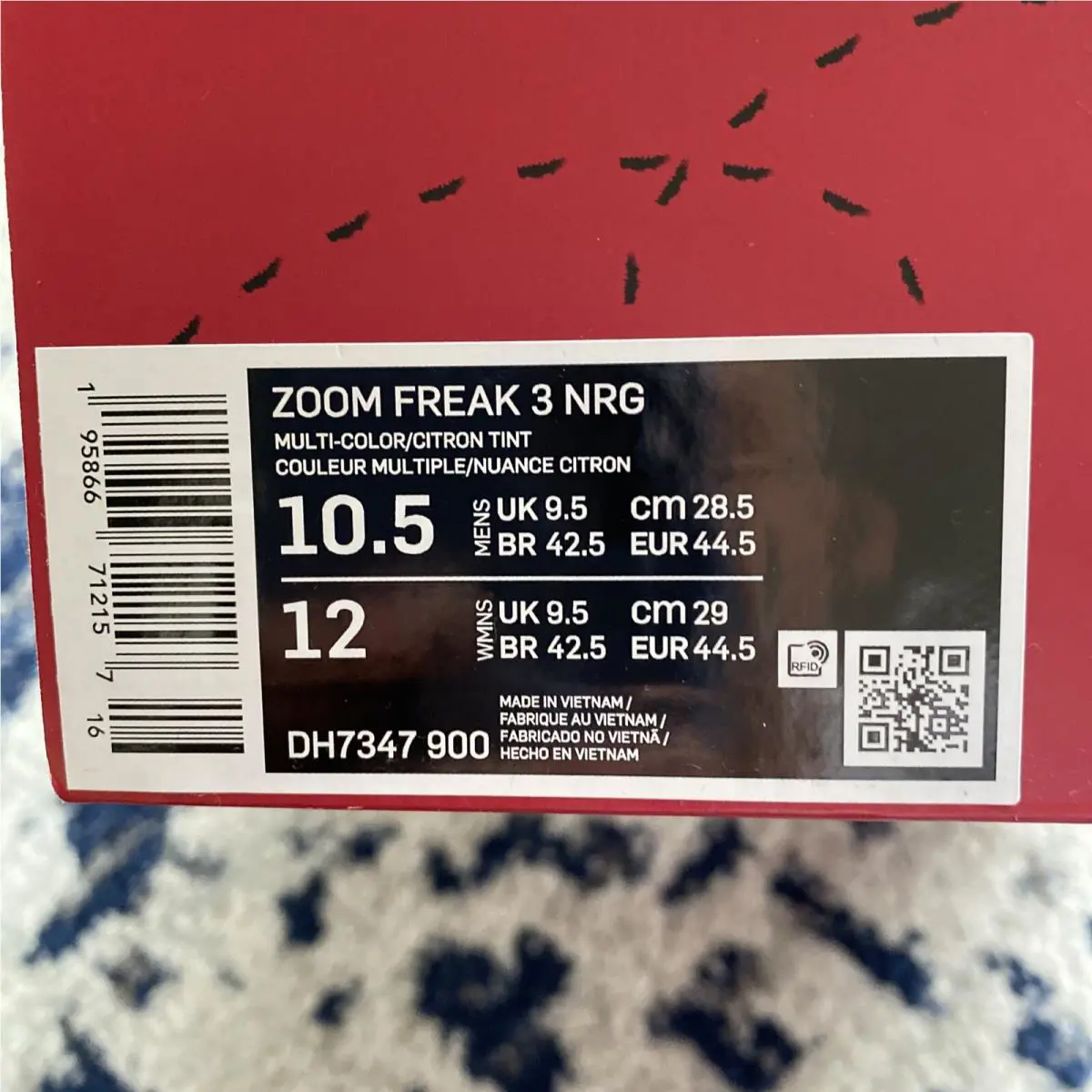 Nike shoes - Nike Zoom Freak 3 - Zoom Freak - DH7347-900 - Blue, _manufacturer_s: Multi-Color/Laser Blue/Crimson Bliss/Citron Tint, _normalized_manufacturer_s: Blue 7