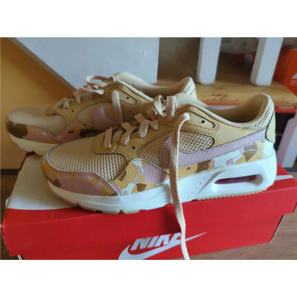 Nike shoes - Nike Air Max SC - Air Max - DX3733 200 - sesame/pink oxford sail 2