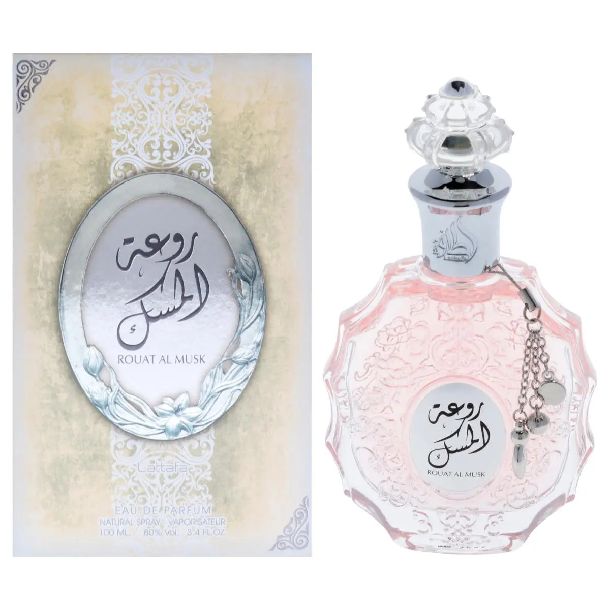 3 Pack Rouat Al Musk by Lattafa For Unisex - 3.4 oz Edp Spray