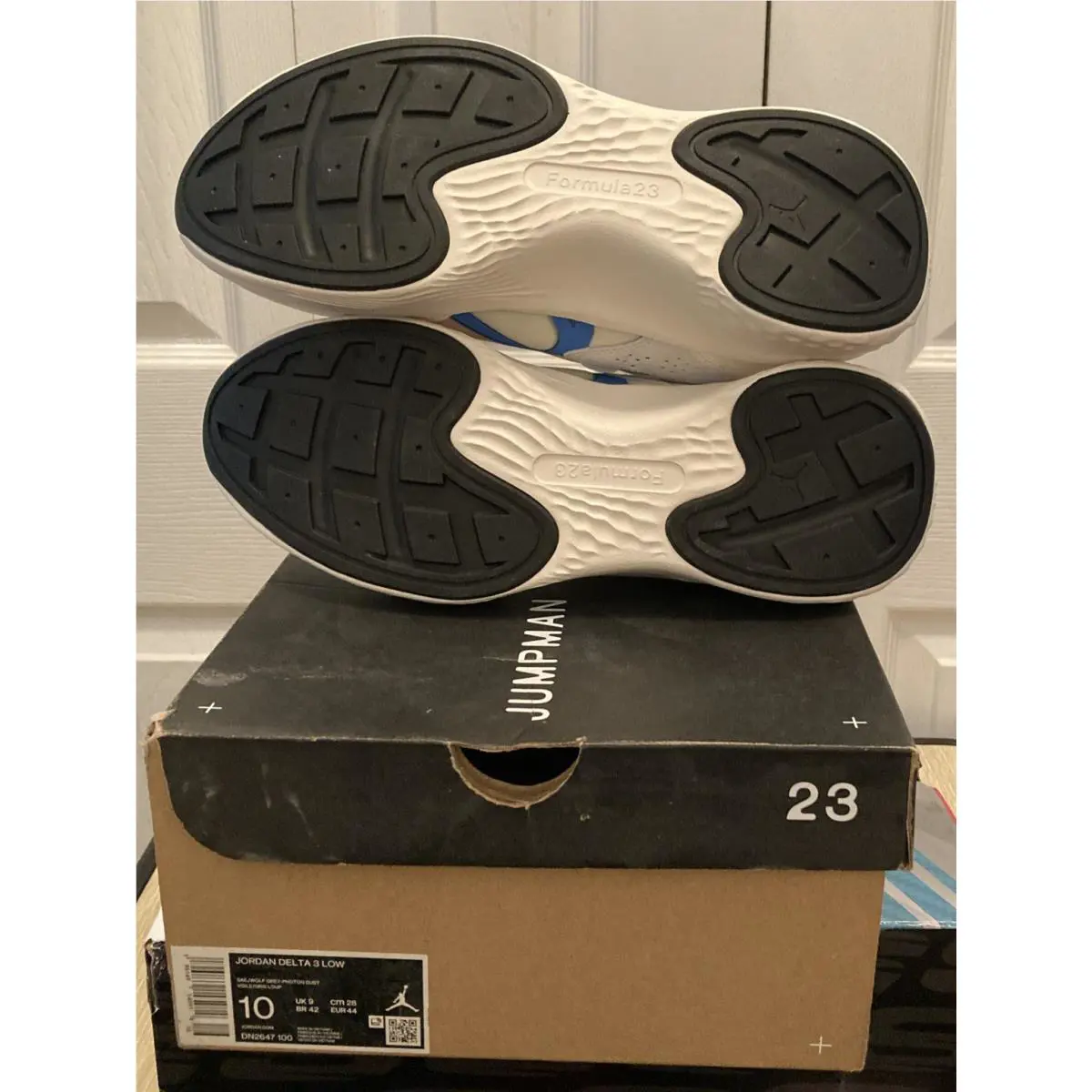 Nike shoes - Jordan Delta 3 Low Jumpman Formula 23 - DN2647 100 - Sail/Wolf Grey-Photon Dust 3