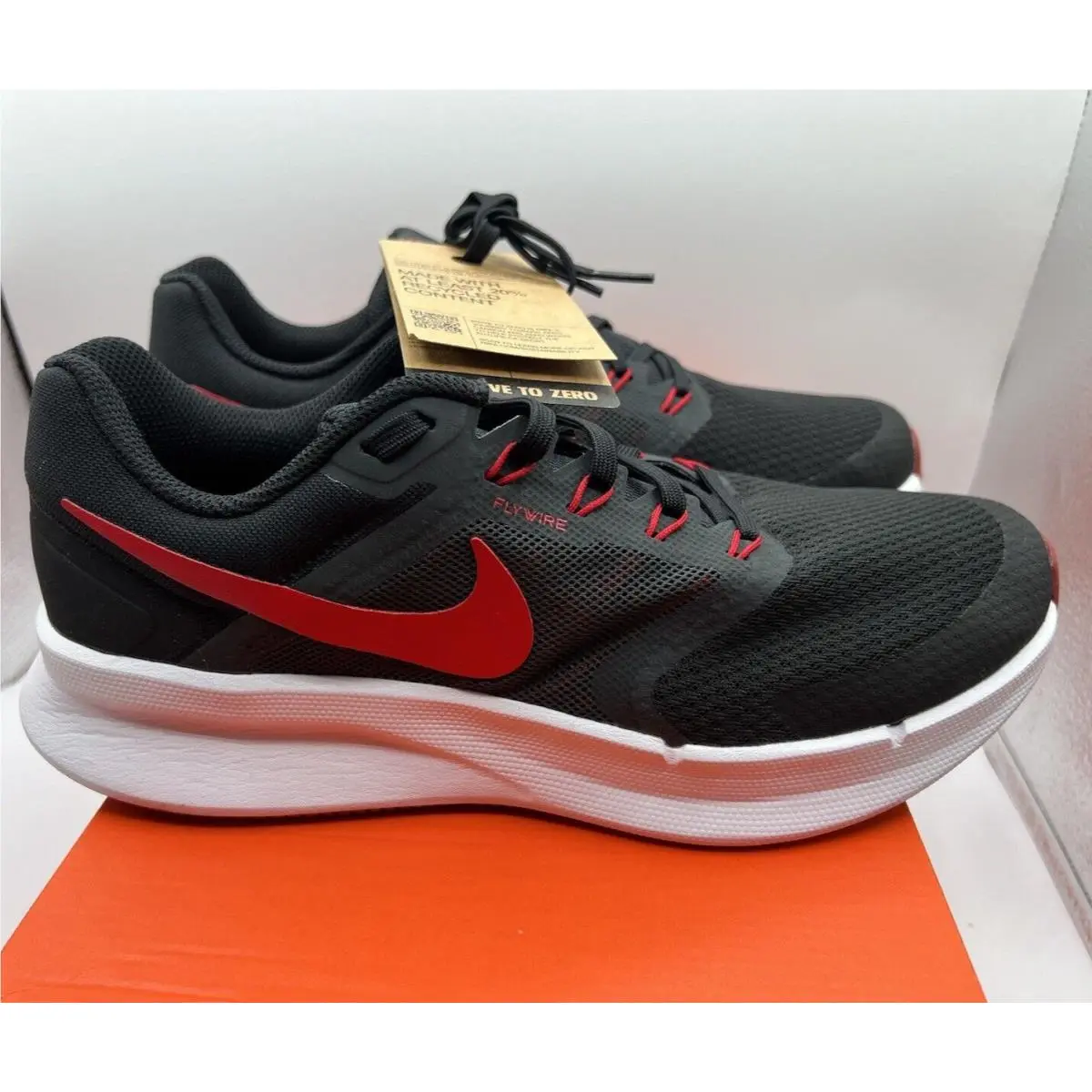 Nike Run Swift 3 Black University Red Men`s 11.5 Women`s 13 DR2695 001