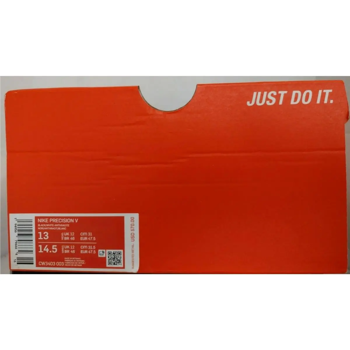 Nike shoes - Nike Precision V - Precision - CW3403-003 - BLACK/WHITE-ANTHRACITE (UPC: 194956796664) 3