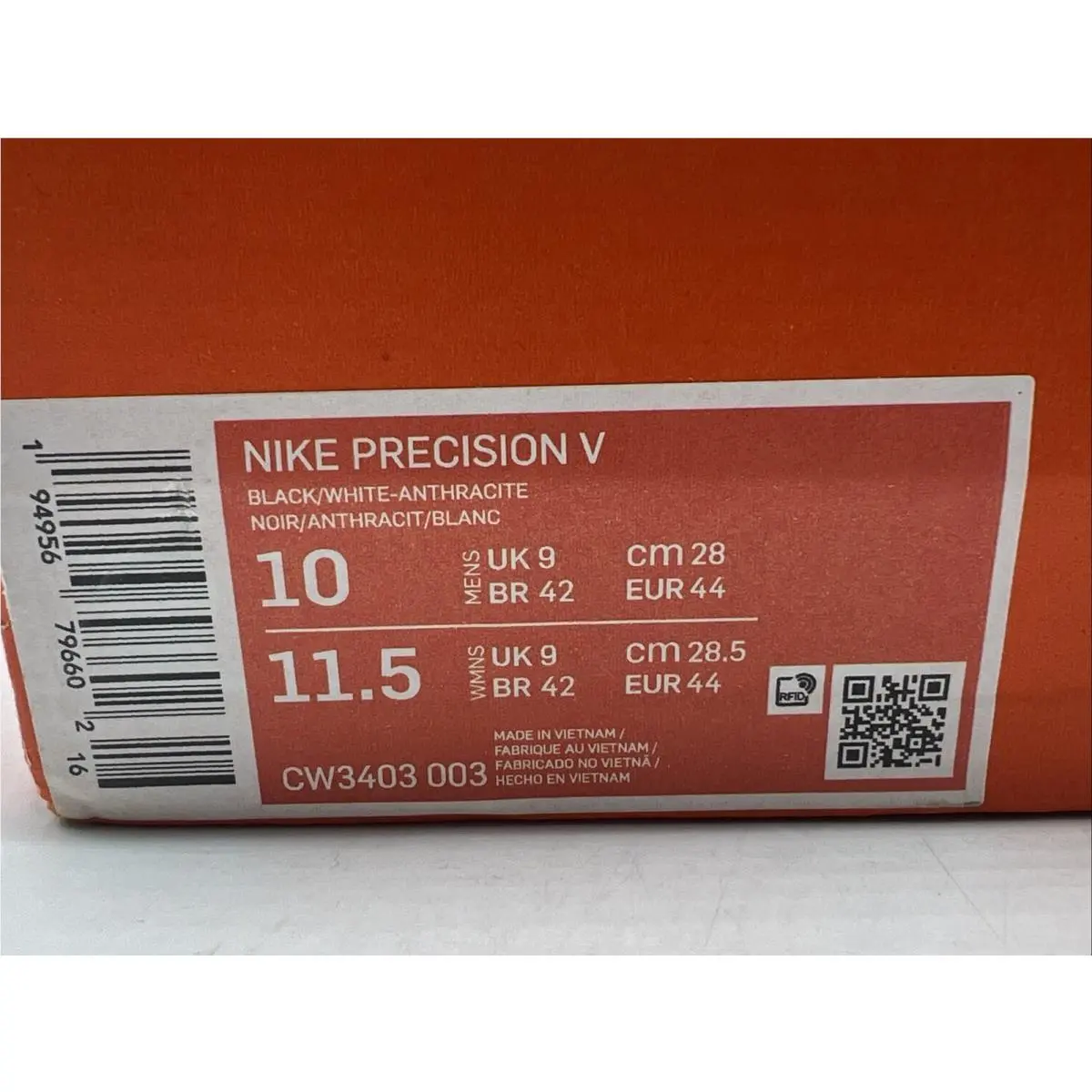 Nike shoes - Nike Precision V - Precision - CW3403-003 - Black 4