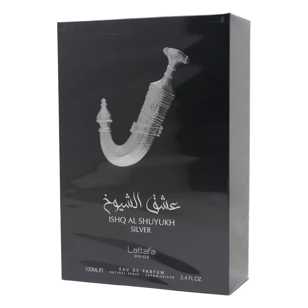 Lattafa Perfumes Ishq Al Shuyukh Silver Eau De Parfum Unisex 3.4 oz
