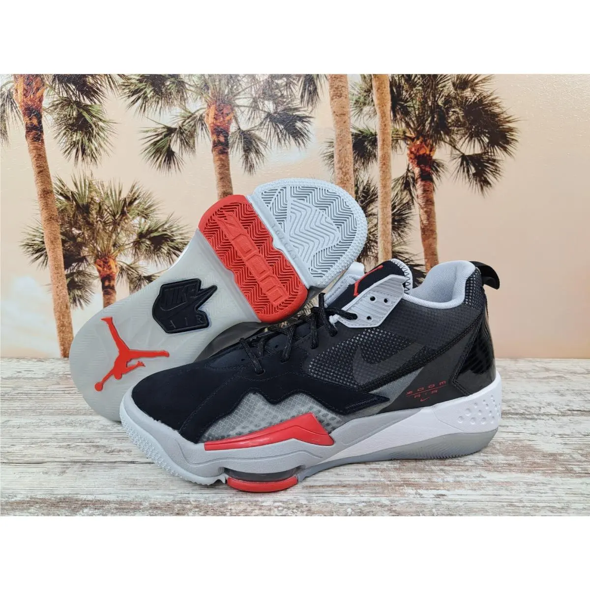 Nike shoes - Air Jordan Zoom `92 - Air Zoom - CK9183-001 - Black/University Red-Grey-White 6
