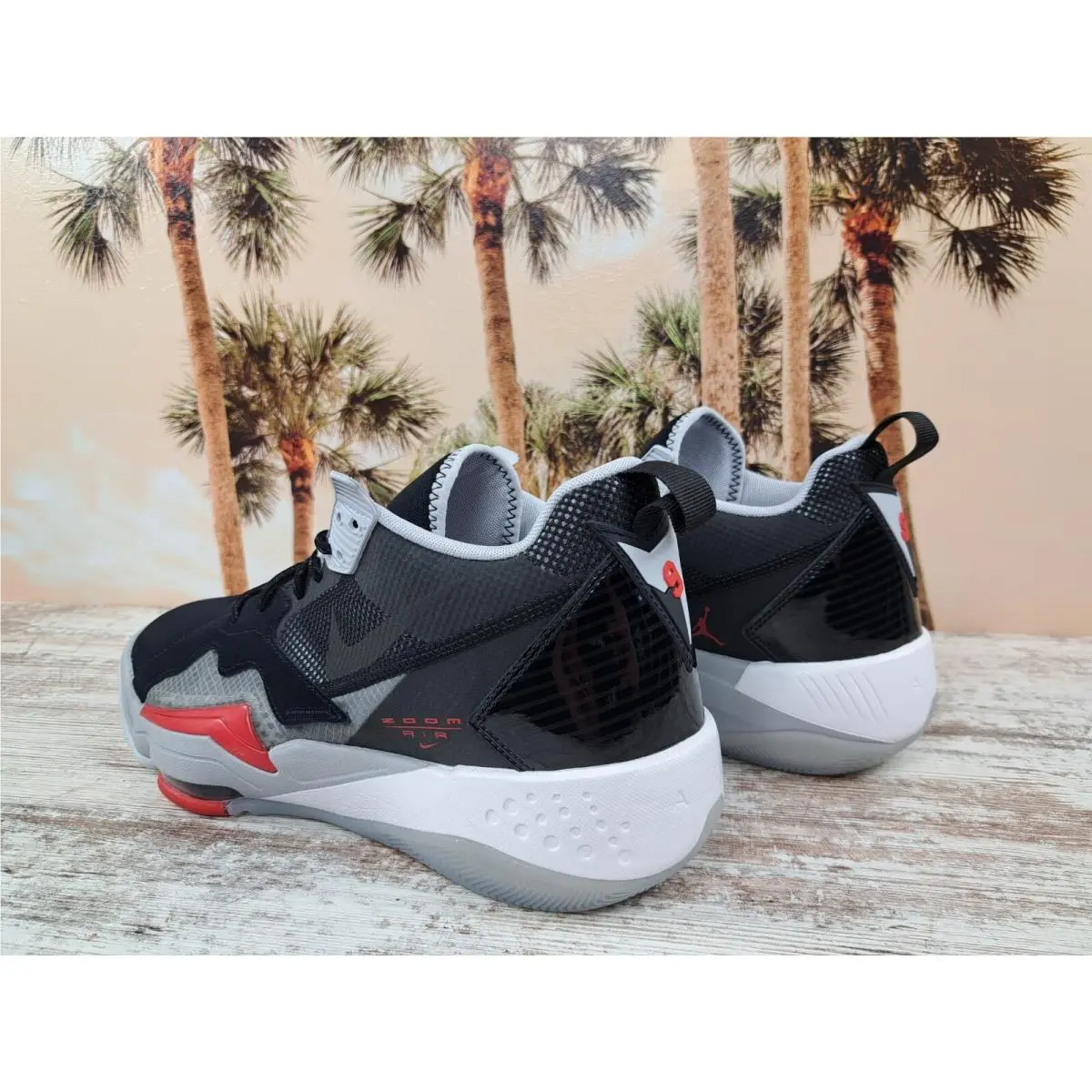 Nike shoes - Air Jordan Zoom `92 - Air Zoom - CK9183-001 - Black/University Red-Grey-White 4