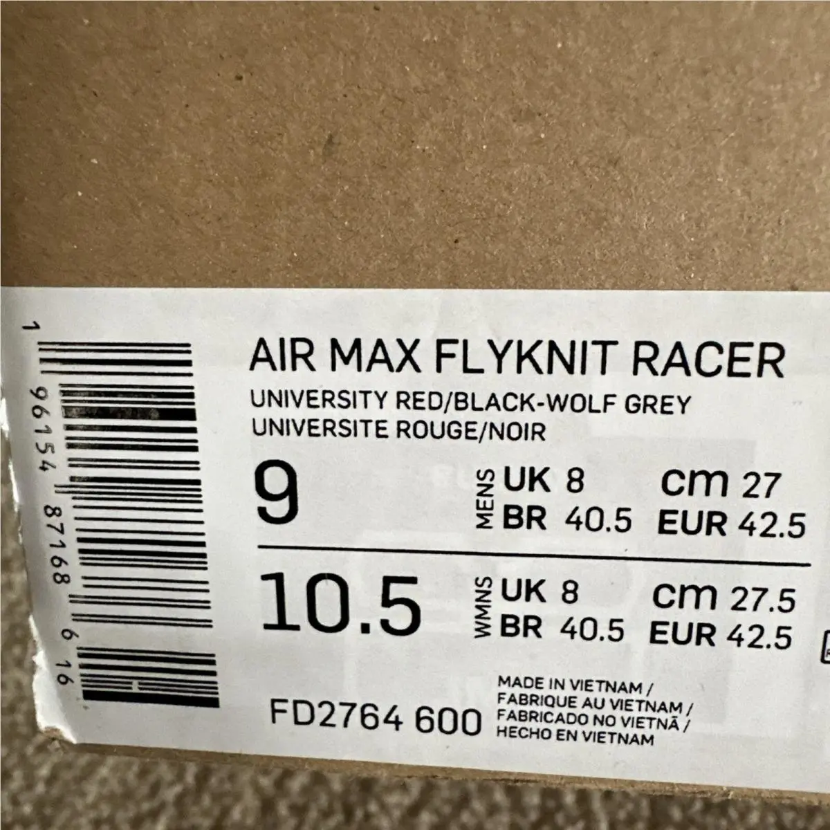 Nike shoes - Nike Air Max Flyknit - Air Max Flyknit - FD2764-600 - Red 11