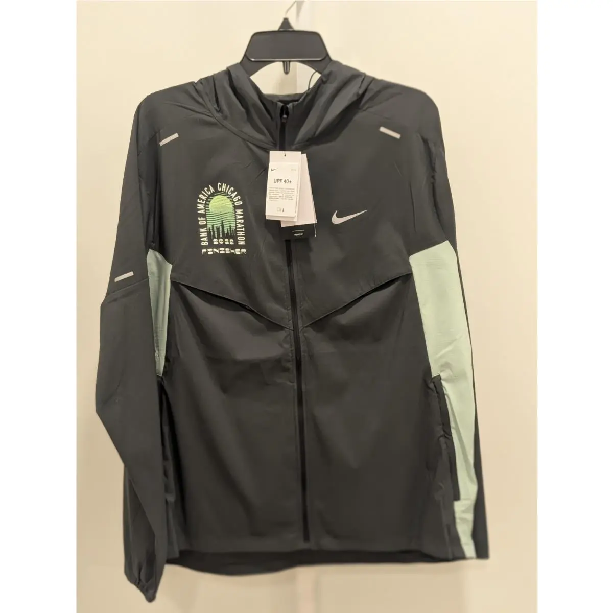 Nike Bank Of America Chicago Marathon Finisher Jacket Running Men L DX5689-045
