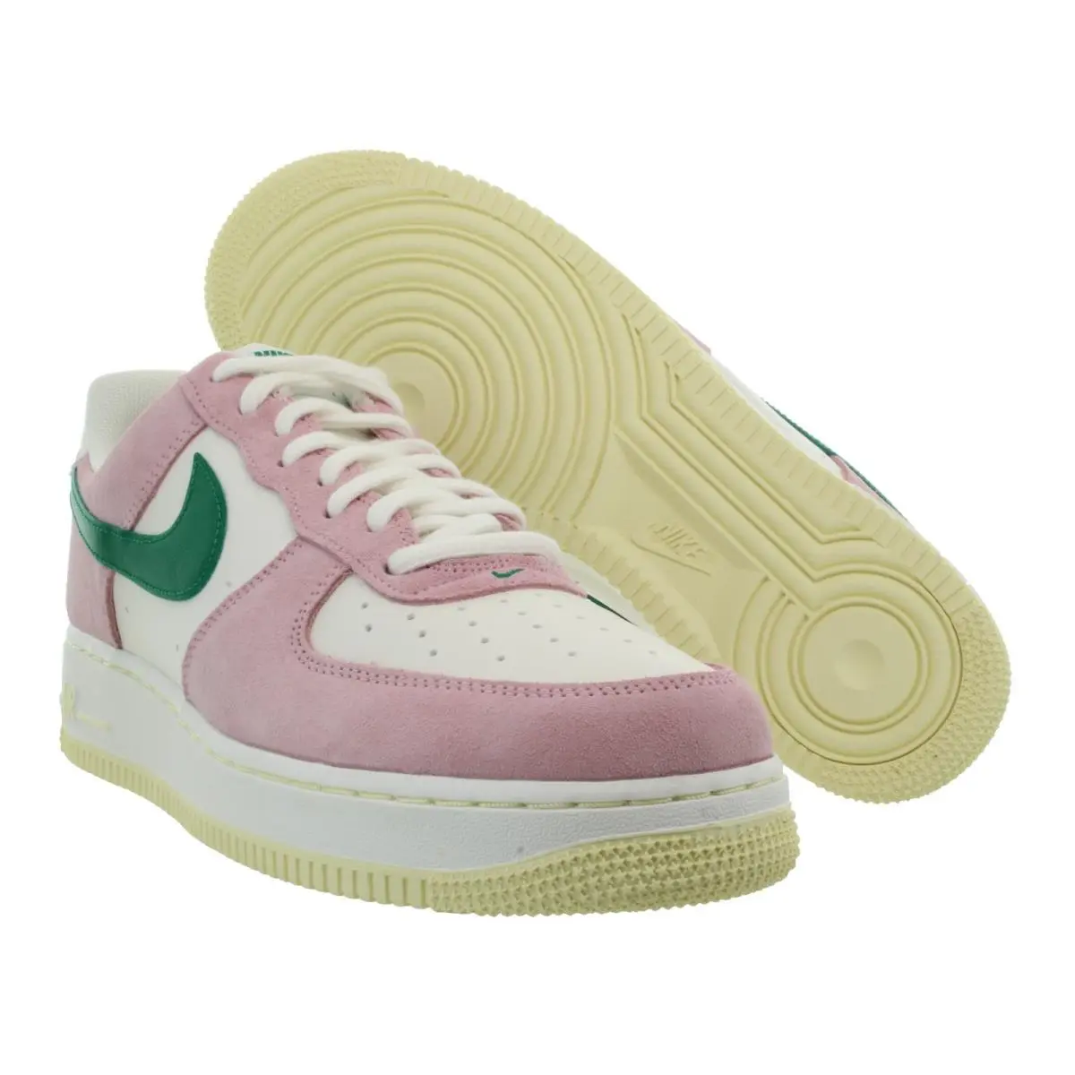 Nike shoes - Nike Air Force 1 `07 LV8 - FV9346 100 - Sail, Medium Soft Pink, Alabaster, Malachite 5