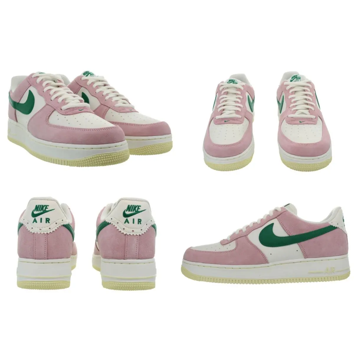 Nike shoes - Nike Air Force 1 `07 LV8 - FV9346 100 - Sail, Medium Soft Pink, Alabaster, Malachite 6