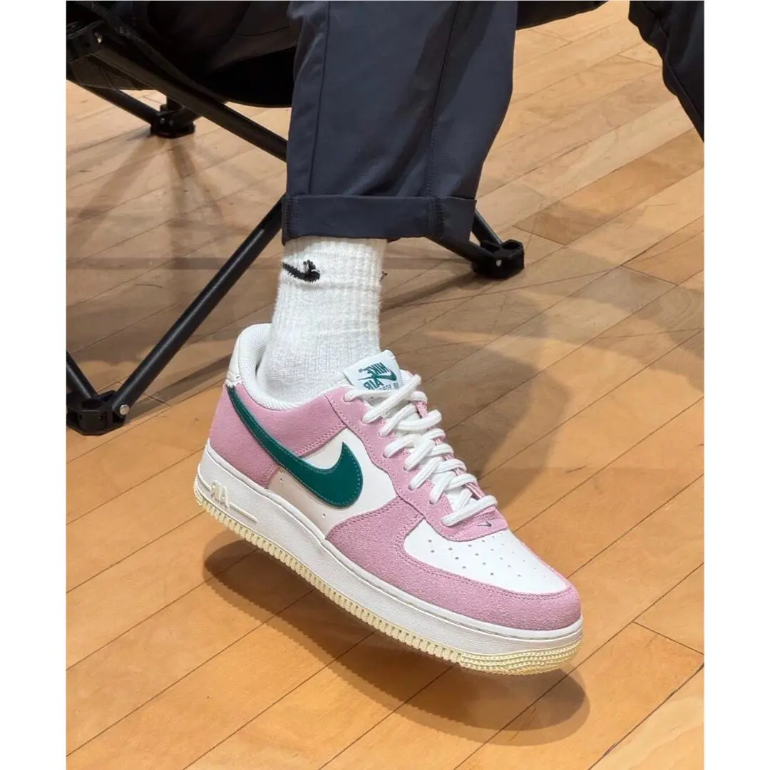 Nike shoes - Nike Air Force 1 - Air Force - FV9346-100 - SAIL/Malachite-Med Soft Pink (UPC: 197593648396) 3