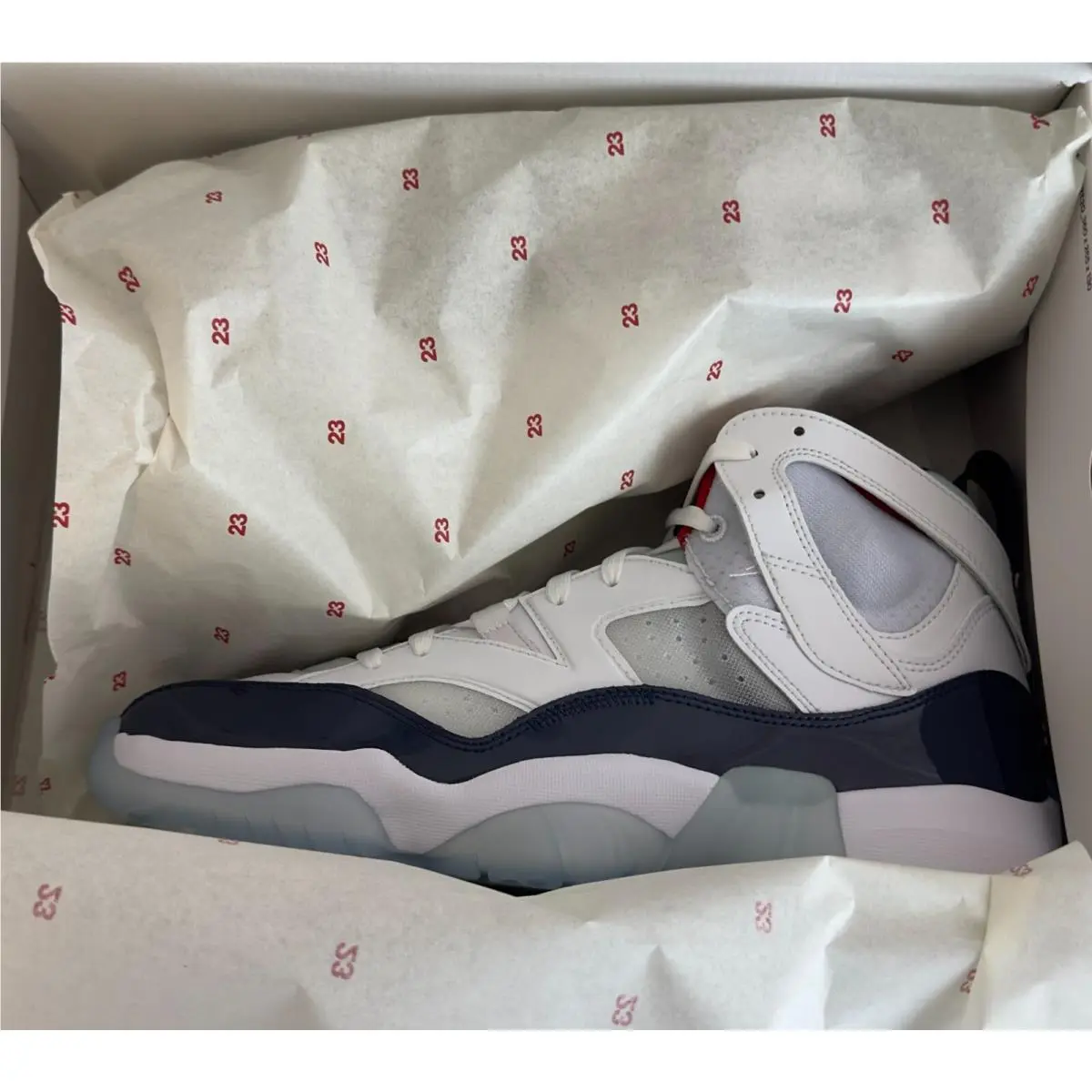 Nike shoes - Jordan Jumpman Two Trey - Jumpman Two Trey - DO1925-102 - White (UPC: 196152204813) 7